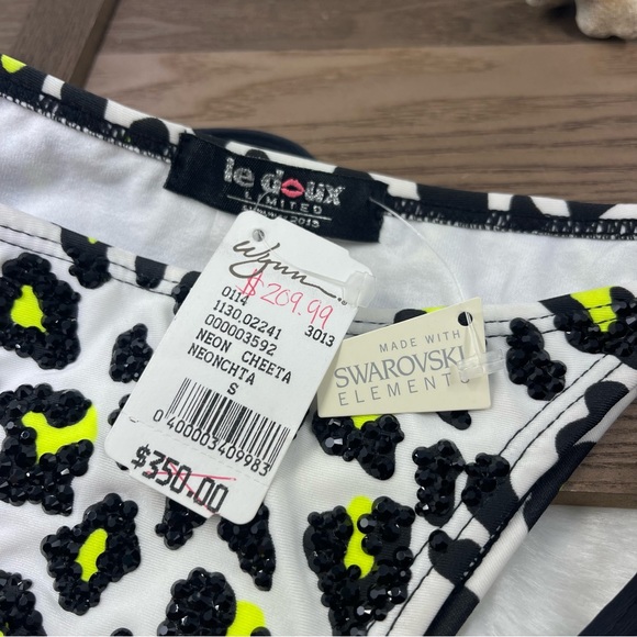 Le Doux Neon Cheetah Print Bikini Bottom - Picture 3 of 3
